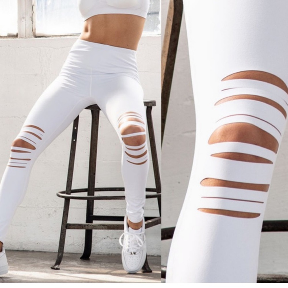 COPY - Cut Out Leggings White